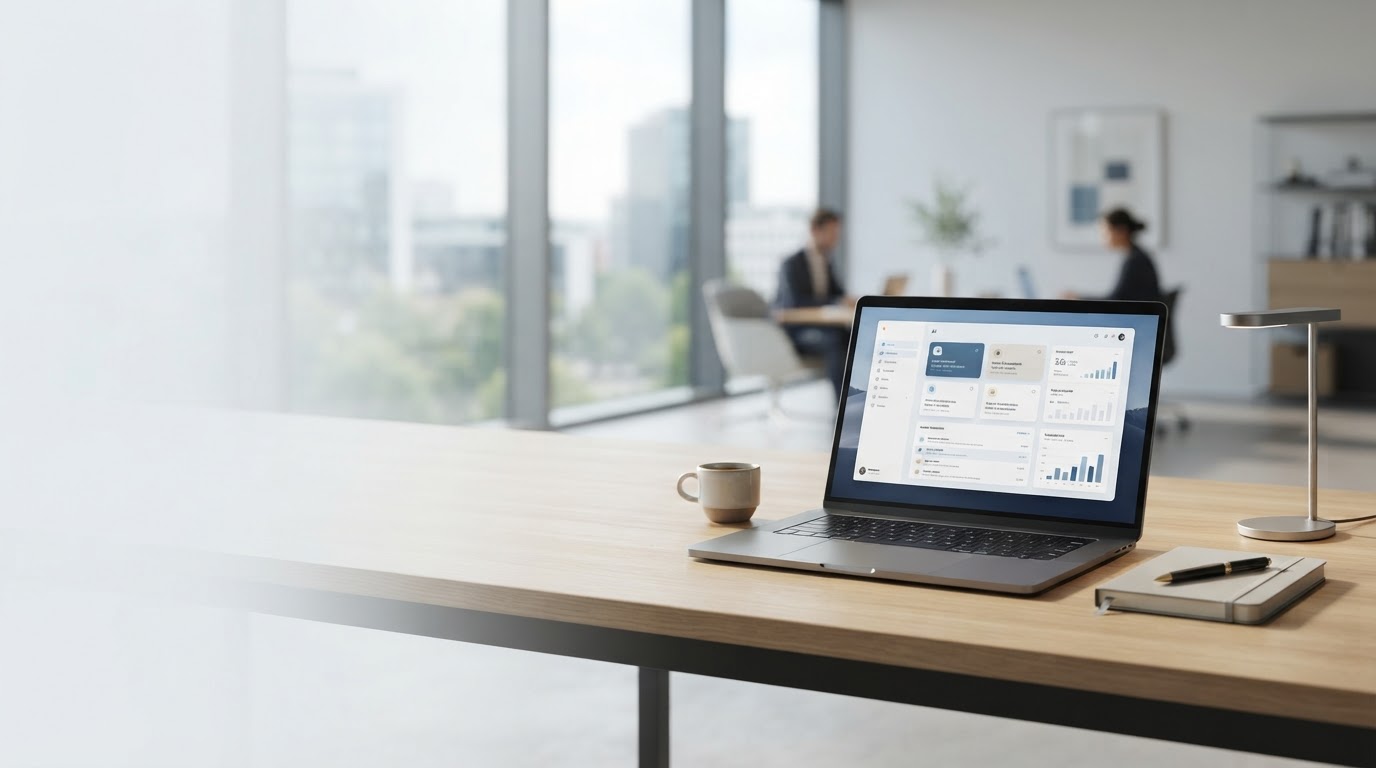 Flaeryx+AI dashboard visual representing data-driven financial analysis for freelancers